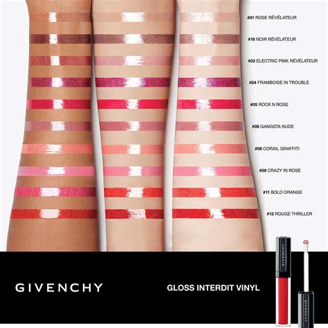 givenchy beige floral lipstick|Givenchy lip gloss interdit.